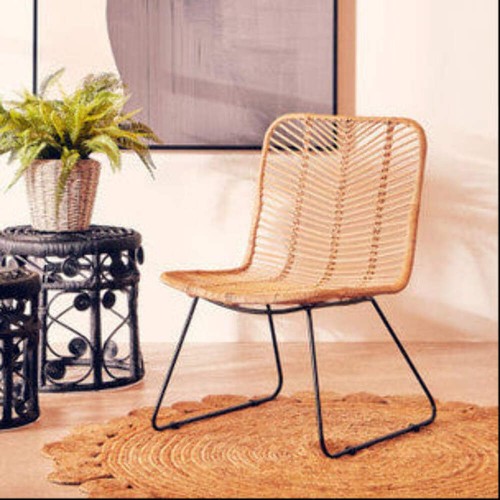 Java white rattan chair - chair, with