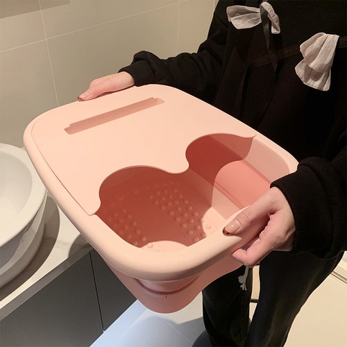 Folding foot bath soak tub - bath,