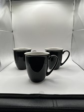 3 X Denby Everyday Black
