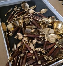 Vintage Thai Bronze & Rosewood