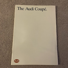 Audi Coupe 1990-91 Uk Market Sales Brochure 2.0E 2.3E 20v Quattro