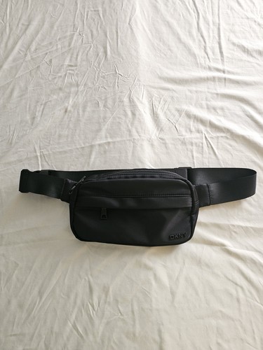 Dkny black nylon belt bag - nylon,