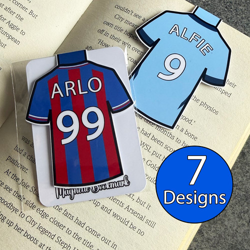 Personalised magnetic bookmark - personalised,