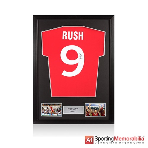 Framed ian rush signed - framed,
