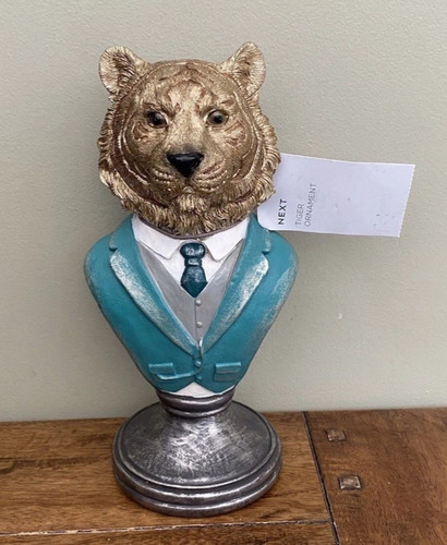 Next ornament tiger bust - ornament,