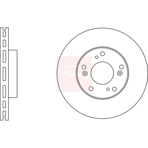 Brake discs vented front - brake,