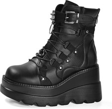 Goth Platform Boots Chunky