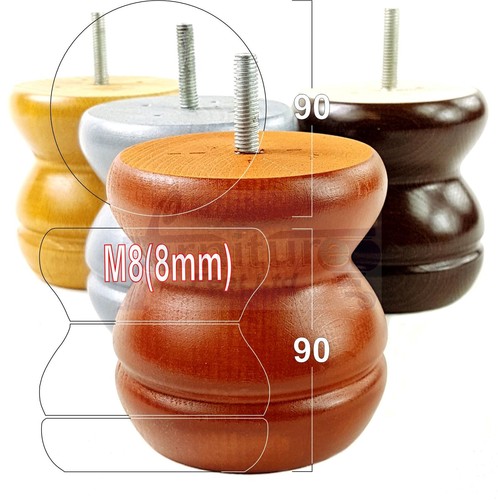 Solid wooden furniture legs - solid,