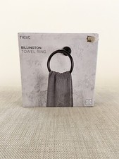 Next Black Billington Towel