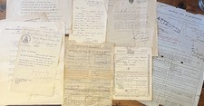 WW1 Paperwork Ephemera Service