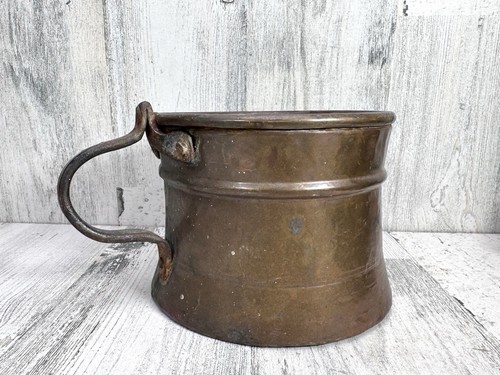 Antique hand hammered pot - hand,