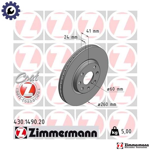 Brake disc 430 1490 for - brake,
