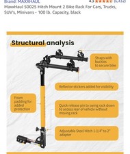 Hitch Mount 2-Bike Rack