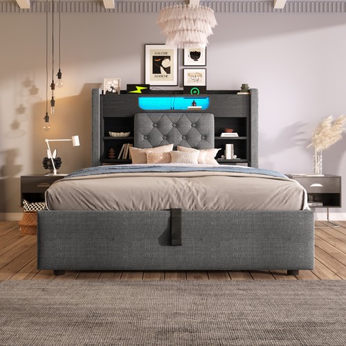 Double ottoman bed - double,