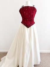 Sincerity bridal red corset - red,