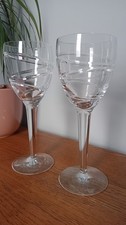 Pair of Stuart Crystal Jasper Conran Aura Large wine glasses