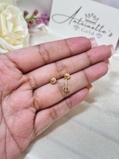 18k Saudi Gold 4mm Diacut