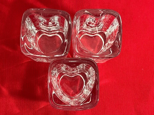 Heart shaped clear - glass, shot