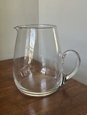 VINTAGE clear glass jug