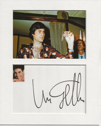 Uri geller psychic signed - uri,