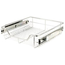 500mm Pull Out Chrome Wire Basket Drawer for Kitchen Cabinets Cupboards