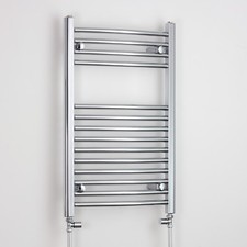 800 x 600 Chrome Heated Towel