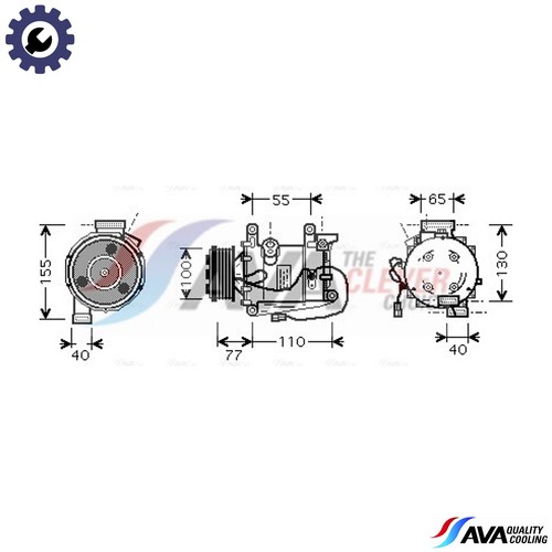 Compressor air conditioning - air,