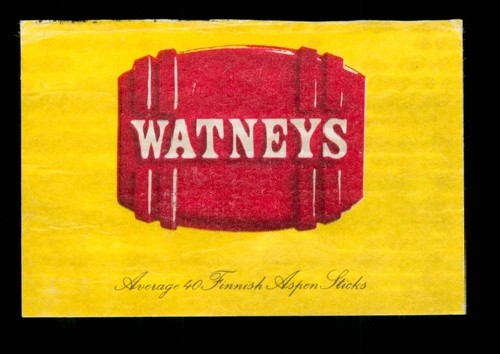 Matchbox label brewery - brewery, watneys