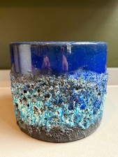 Vintage MCM retro fat lava West German pot marked 11/2