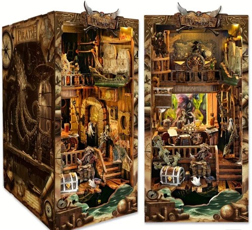 Book nook wooden diy - book,