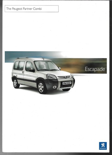 Peugeot partner combi - peugeot, escapade