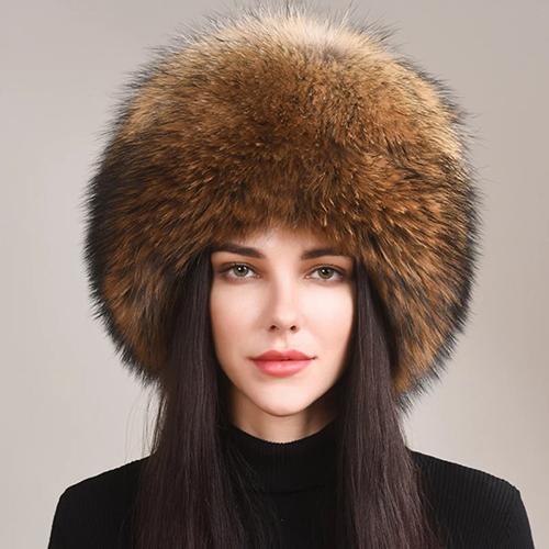 Womens real fox fur - fox,
