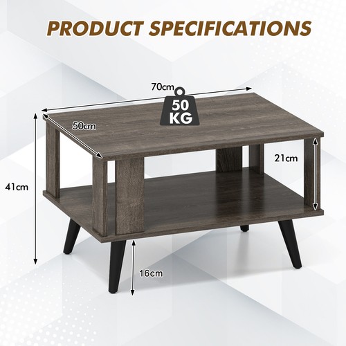 Shelf tier wooden center - shelf,