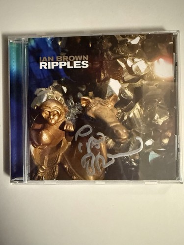 Ian brown ripples cd signed - ,