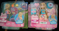 2x Barbie Family & Friends