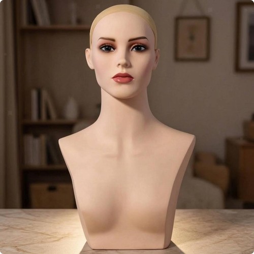 Female hairpiece head bust - hairpiece,