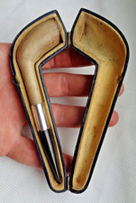 ANTIQUE FRIBOURG & TREYET LONDON CIRCA c1920 SILVER COLLARED AND CASED PIPE