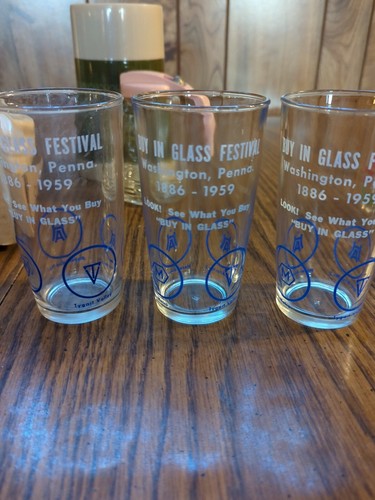 Vintage 1959 glasses lot buy - 3,