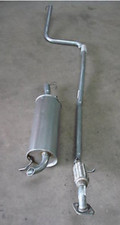 Exhaust Centre and Rear Back Box Silencer Fiesta MK6 1.25 1.4 Mazda 2