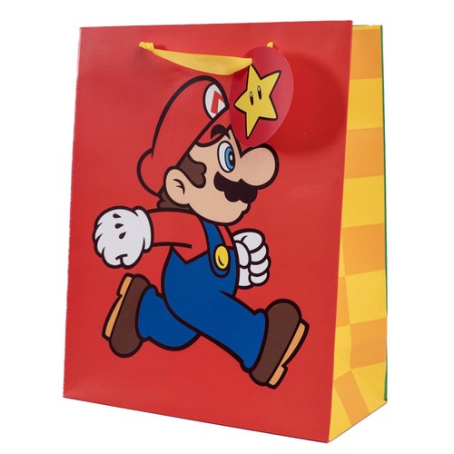 Super mario medium gift bag - super,