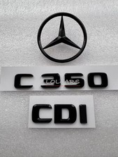 Gloss Black Rear Star & C350