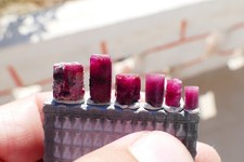 Red Beryl Crystals, Genuine