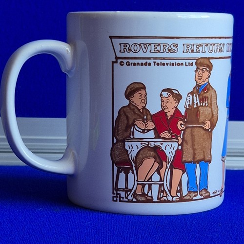 Coronation street mug 1980s - street,