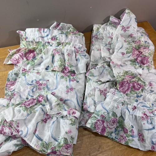 Vtg floral rose ribbon - rose,