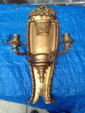 VINTAGE GILT  CANDLE WALL