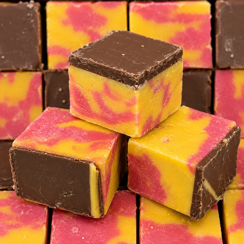 Christmas marzipan fudge - fudge,