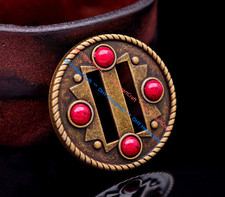 10pcs Retro Brass Western