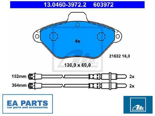 Brake pad set disc - brake,