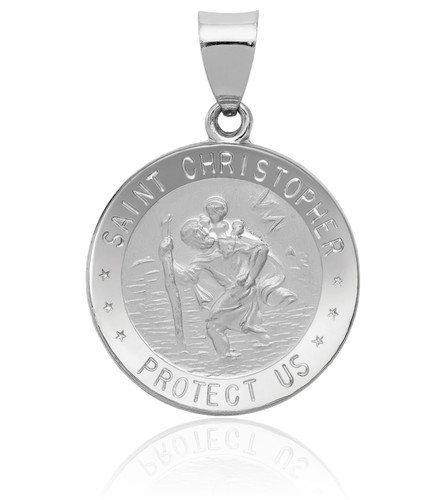 14k white gold large - 14k, saint