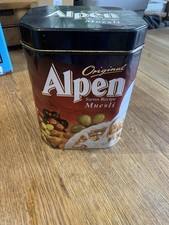 Alpen Muesli Vintage Cereal Retro Advertising Tin
